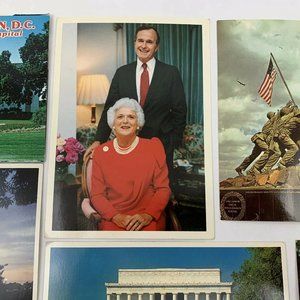 Vintage Washington DC Postcards Souvenir Book 16 +